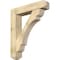 Ekena Millwork Olympic Craftsman Rough Sawn Bracket w/ Offset Brace, Douglas Fir, 8"W x 38"D x 44"H BKT0806X38X44OLY04RDF - alternate 1